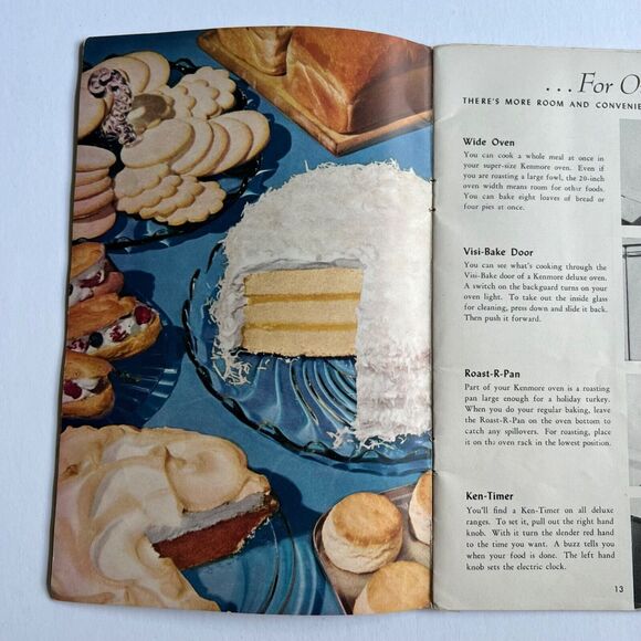 Vintage 1949 Cookbook Gas Cookery with your Kenmore Paperback - Picture 8 of 14